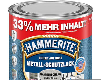 Hammerite Metallschutz-Lack silbergrau 1l
