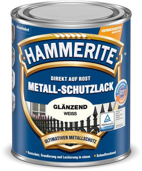 Hammerite Metall-Schutzlack weiss gl&auml;nzend 1l