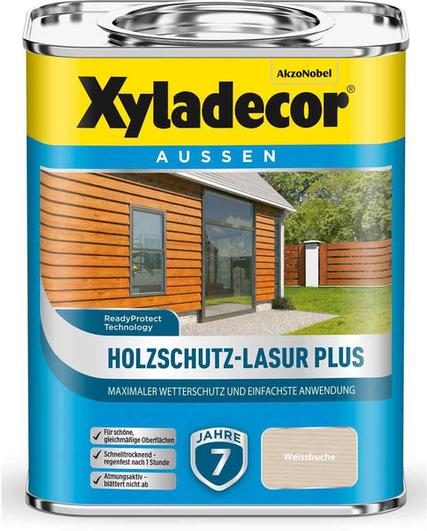Xyladecor Holzschutz-Lasur Plus Weißbuche 0,75l