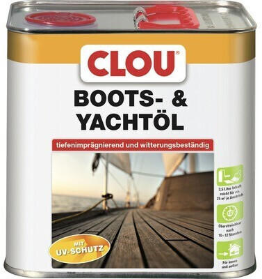 Clou CLOU Boots- & Yachtöl 2,5 l Transparent