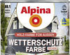 Alpina 951198, Alpina Wetterschutzfarbe deckend 0,75 L anthrazitgrau
