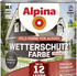 Alpina Farben Wetterschutz-Farbe deckend 0,75 l Graubraun