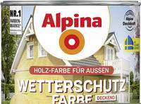 Wetterschutzfarbe Deckend 0,75 L Schwedengelb Holzschutzfarbe - Alpina