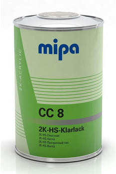 mipa CC8 2K HS Klarlack VOC f&uuml;r Lufttrocknung 1 l