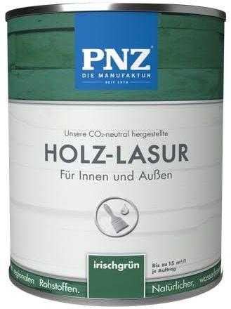 PNZ Holz-Lasur: irischgrün - 0,75 Liter