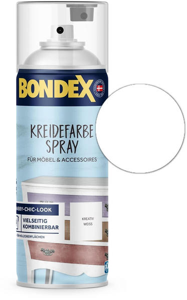 Bondex Kreidefarbe Spray Weiß 400 ml