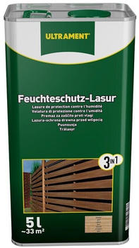 Ultrament Feuchteschutz-Lasur 3-in-1 Kiefer 5l