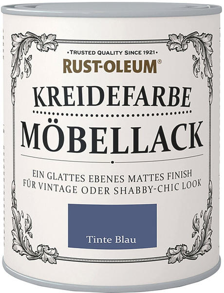 RUST-OLEUM Möbellack Kreidefarbe tinte blau 0,75l