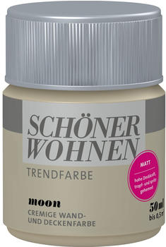 Schöner Wohnen Trendfarbe matt 50 ml Moon Schöner Wohnen Trendfarbe matt 50 ml Moon