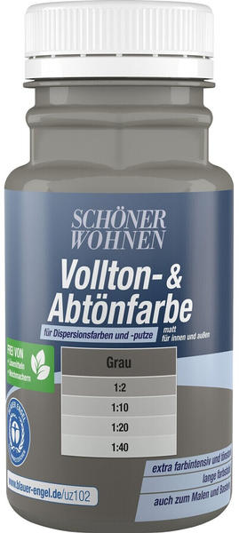 Schöner Wohnen Vollton- & Abtönfarbe Grau 125 ml