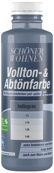 Schöner Wohnen Vollton- & Abtönfarbe Indigograu 500 ml