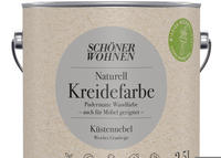 Schoner Wohnen - Sch&ouml;ner Wohnen Naturell Kreidefarbe 2,5 Ltr. K&uuml;stennebel Weiches