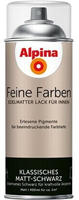 Feine Farben Spr&uuml;hlack Schwarz Matt 400 Ml Spr&uuml;hlacke - Alpina