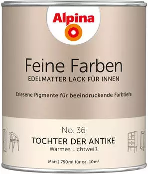 Alpina Farben Feine Farben edelmatte Wandfarbe für Innen Tochter der Antike 0,75l Alpina Farben Feine Farben edelmatte Wandfarbe für Innen Tochter der Antike 0,75l