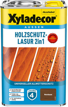 Xyladecor Holzschutzlasur 2in1 4 l Nussbaum