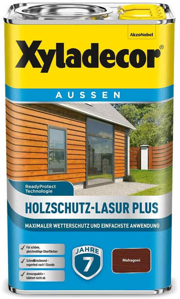 Xyladecor Holzschutz-Lasur Plus mahagoni 2,5l