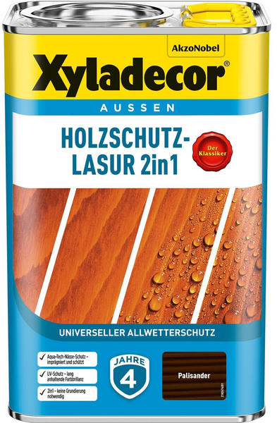 Xyladecor Holzschutzlasur 2in1 Palisander 4l