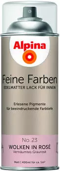 Alpina Farben Feine Farben Spr&uuml;hlack No 23 Wolken in Ros&eacute; 400 ml