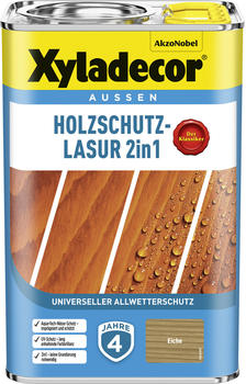 Xyladecor Holzschutz-Lasur 2in1 eichefarben 4l
