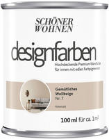 Designfarbe Gem&uuml;tliches Wollbeige Nr.7 100 ml