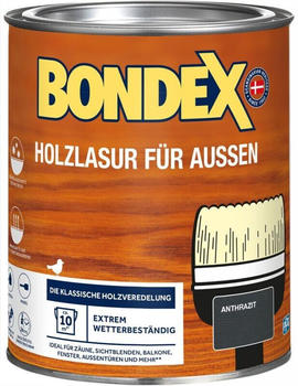 Bondex Holzlasur für Außen Anthrazit 0,75l