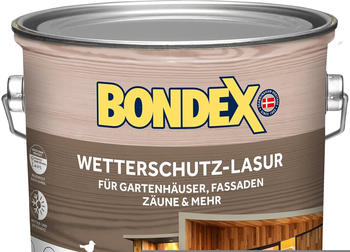 Bondex Wetterschutz-Lasur für Gartenhäuser,Fassaden, Zäune & mehr eiche hell 2,5l
