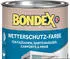 0,75 Liter, Weiß: Bondex Wetterschutzfarbe für Fassaden, Gartenhäuser, Carports und mehr weiss