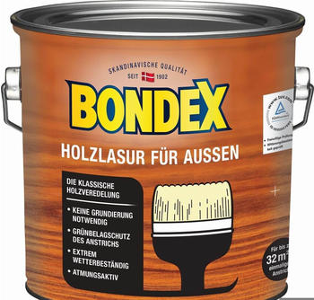 Bondex Holzlasur für Außen Anthrazit 2,5l