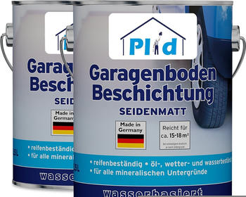 Plid Bodenversiegelung Garagenbodenbeschichtung Silbergrau 5l