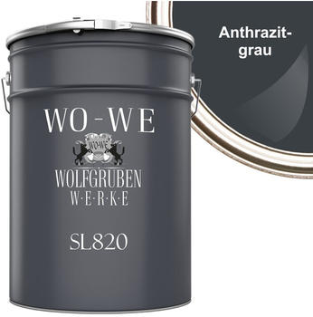 Wolfgruben WO-WE Zementfarbe Seidenglänzend Anthrazitgrau 5l