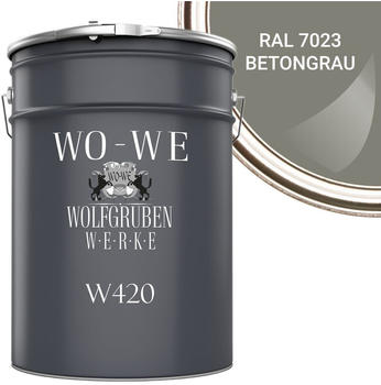 Wolfgruben WO-WE Holzlack Seidenglänzend Betongrau 10l