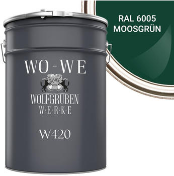 Wolfgruben WO-WE Holzlack Seidenglänzend Moosgrün 2,5l