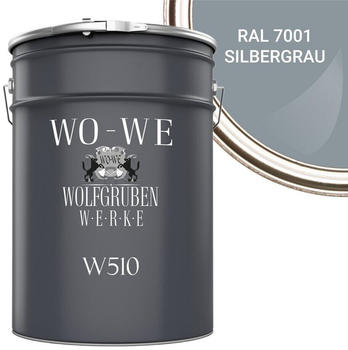 Wolfgruben WO-WE Dachfarbe matt Silbergrau 5l