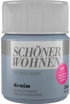 Sch&ouml;ner Wohnen Trendfarbe matt 50 ml Denim