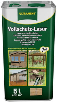 Ultrament Vollschutz-Lasur 7-in-1 nussbaum 5l