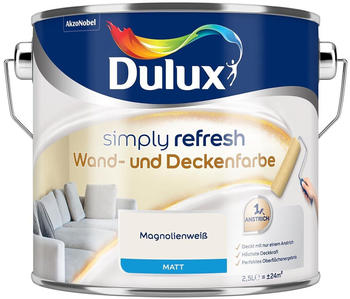 Dulux Simply Refresh 2,5 l, Magnolienweiss