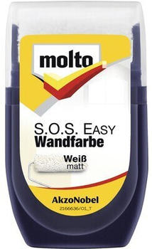 Molto S.O.S. Easy Wandfarbe weiß 30 ml