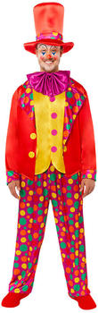 Amscan Funny Eddy Clown Kostüm für Herren bunt