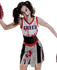Amscan Zombie Cheerleader Girl Damenkostüm schwarz/weiß/rot
