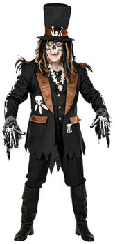 Widmann Horror Voodoo Meister Herrenkostüm schwarz