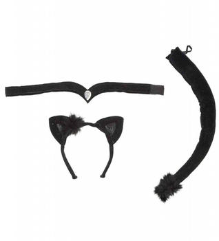 Widmann Kalypso Katzen Set 3-teilig schwarz