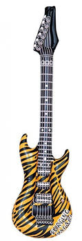 Widmann Aufblasbare Gitarre Tiger 107cm schwarz/gelb