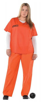 Amscan Irina Inmate Damenkostüm orange