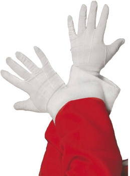 Smiffy's Weiße Santa Handschuhe weiß