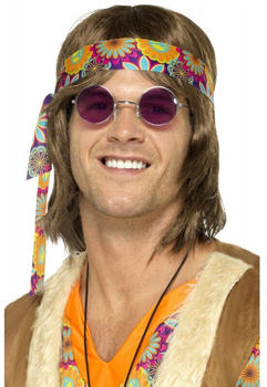 Smiffy's Funky Hippie Brille violett