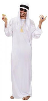 Widmann Araber Orient Kostüm Herren weiß/schwarz