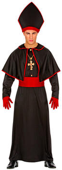 Widmann Bischof Kostüm Herren schwarz-rot schwarz