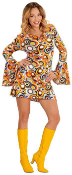 Widmann Hippie Lady Groovy Babe Damenkostüm bunt
