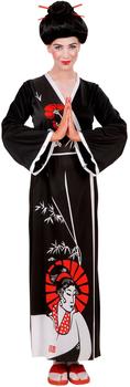 Widmann Akari Geisha Kostüm schwarz