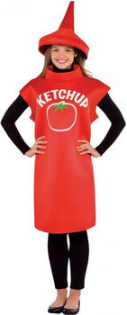 Amscan Sweet Ketchup Bottle Kostüm rot